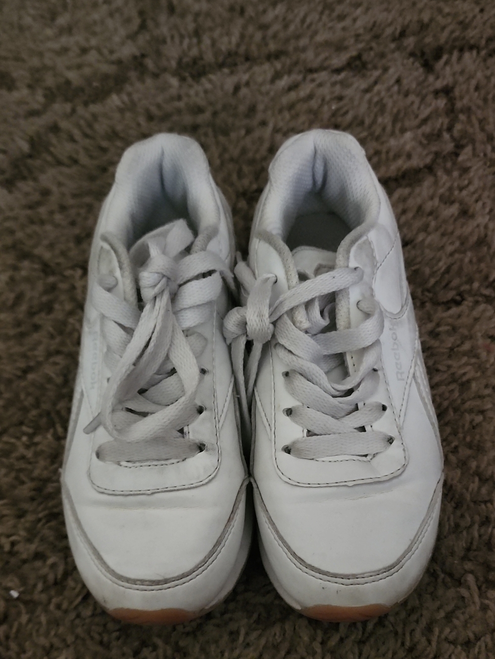 Reebok Kids White Lace-Up Sneakers